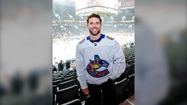 Kip comes to Rogers Arena: ‘Heated Rivalry’ actor surprises fans at Canucks Pride Night